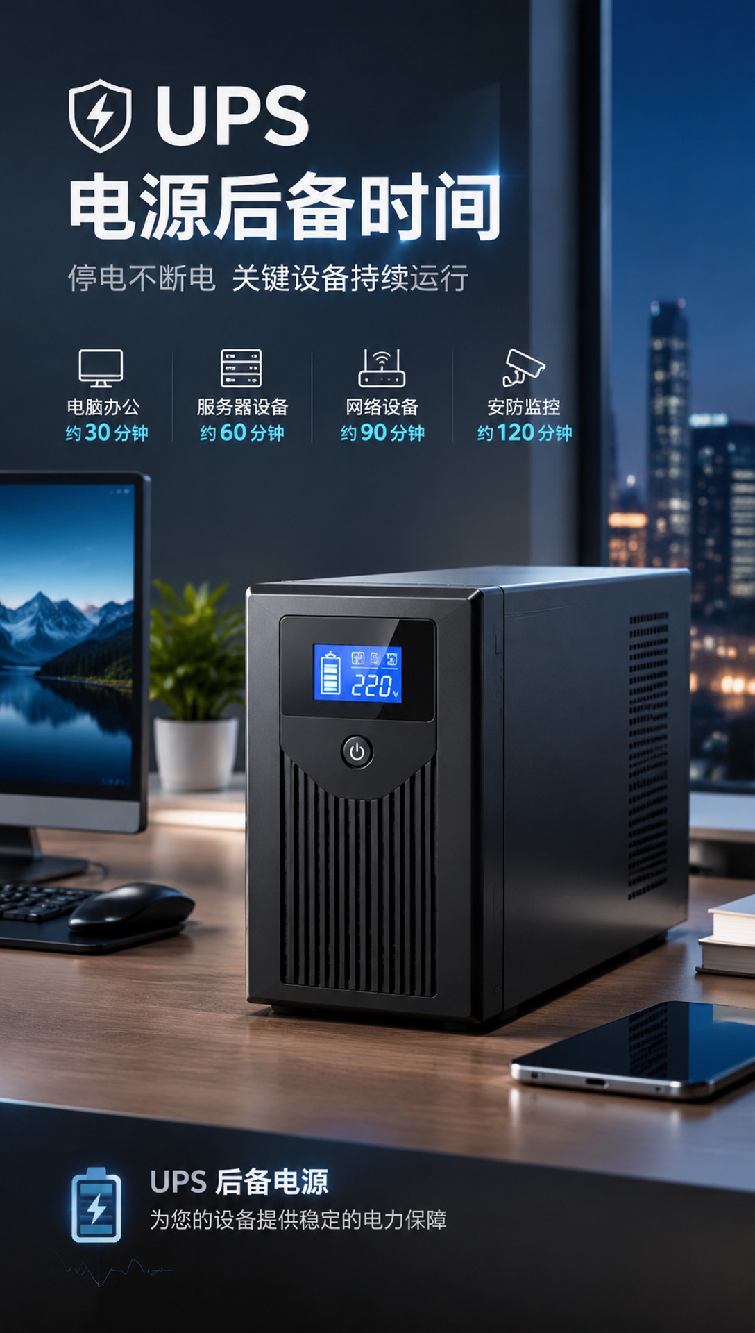 怒江UPS电源在线式UPS电源